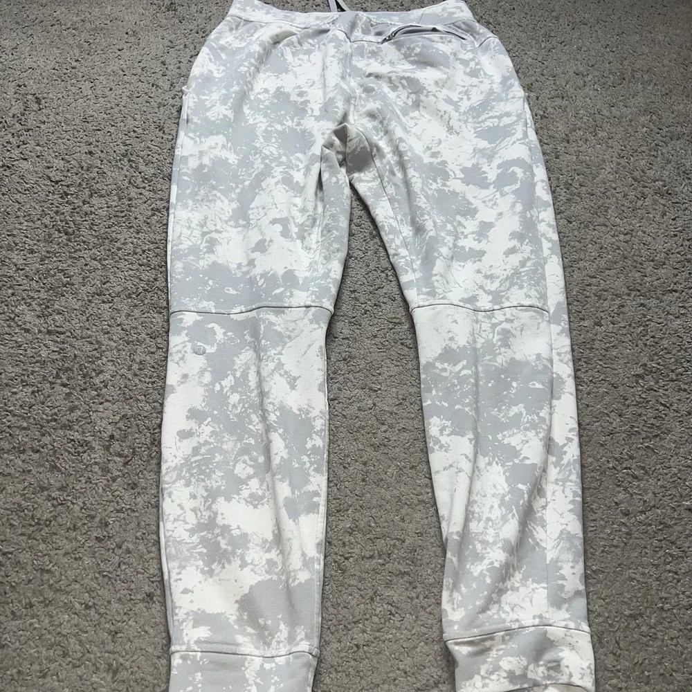 Lululemon Men's City Sweat Jogger Camo Spectral White Opal Silver Drop Sz Medium